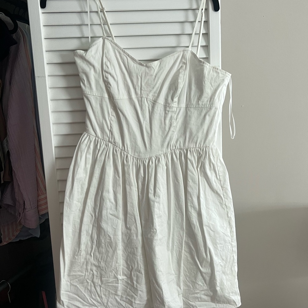 White Strap Dress